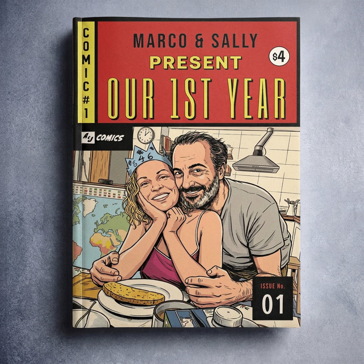 Our 1st Year Personalised Comic