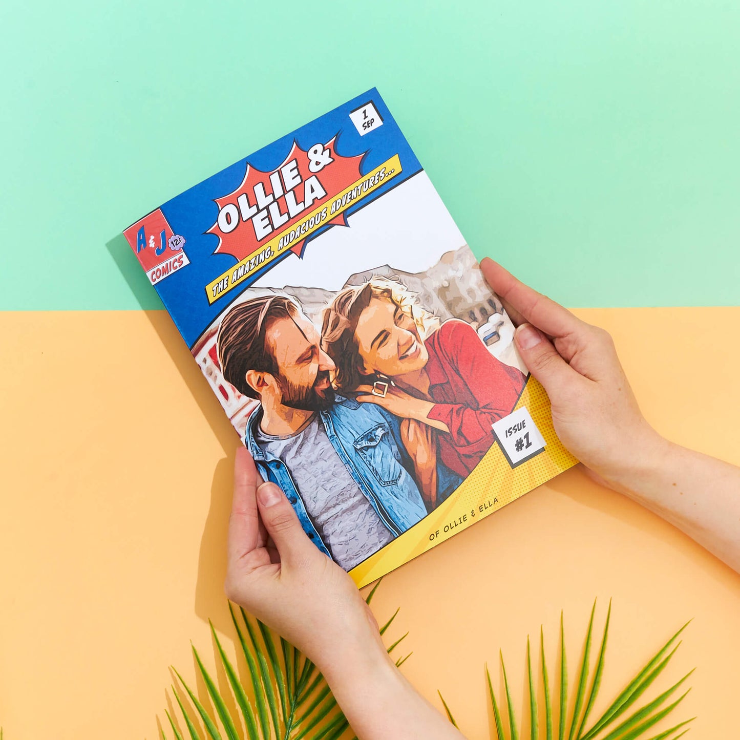 Personalized Comic Book Anniversary Gift for Him