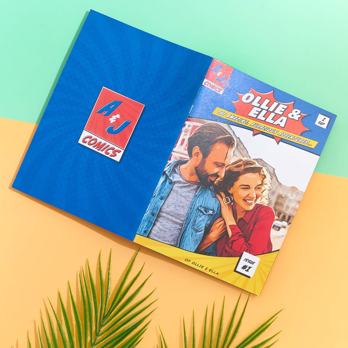Personalized Comic Book Anniversary Gift for Him