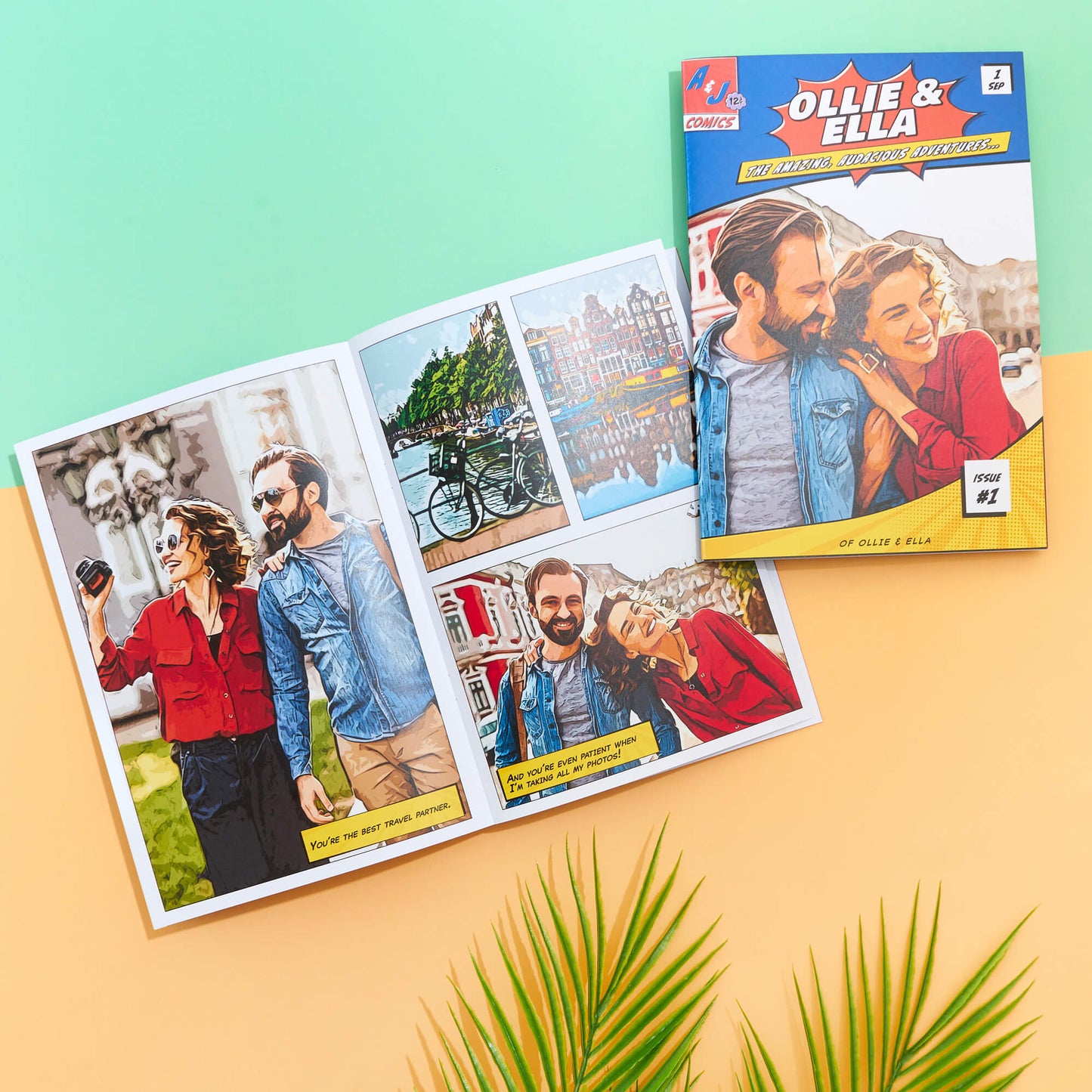 Personalized Comic Book Anniversary Gift for Him