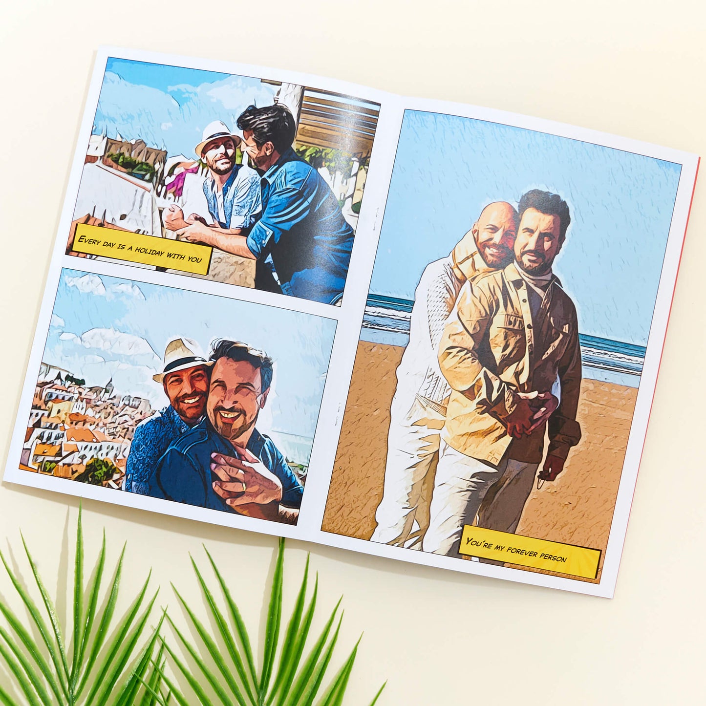 Personalized Comic Book Anniversary Gift for Him
