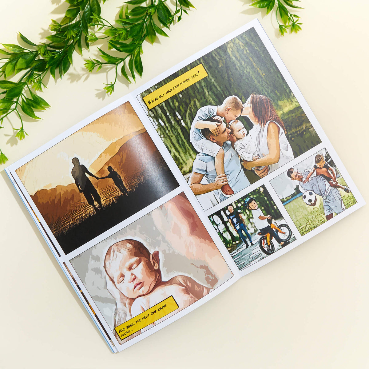 First Father's Day Personalized Comic Book