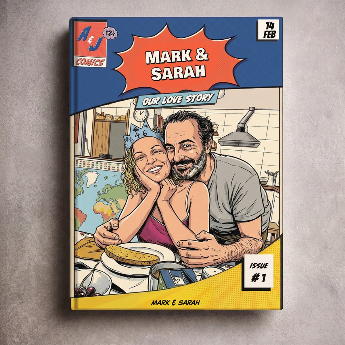 Personalized Anniversary Comic Book