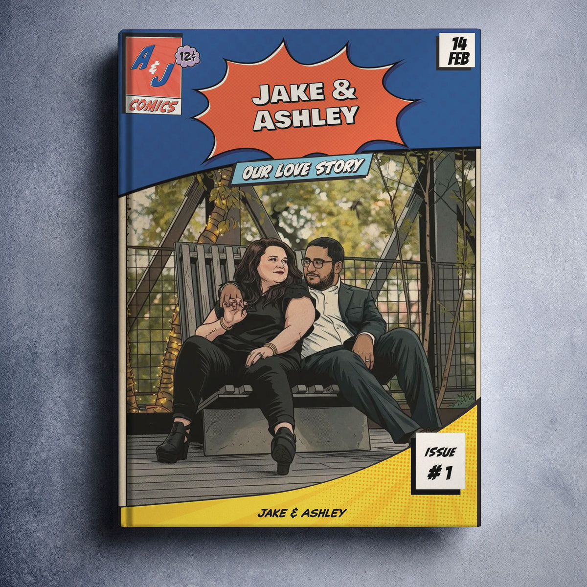 Personalized Anniversary Comic Book