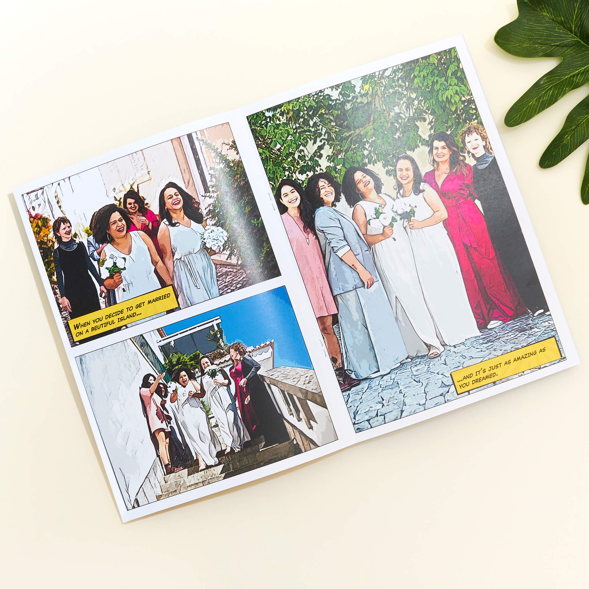 Personalized Second Anniversary Comic Book Gift | Cotton Anniversary Gift