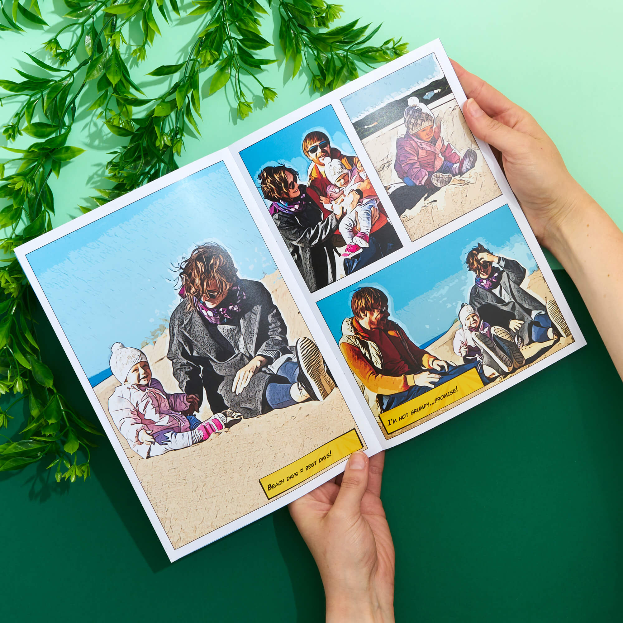 First Father's Day Personalized Comic Book