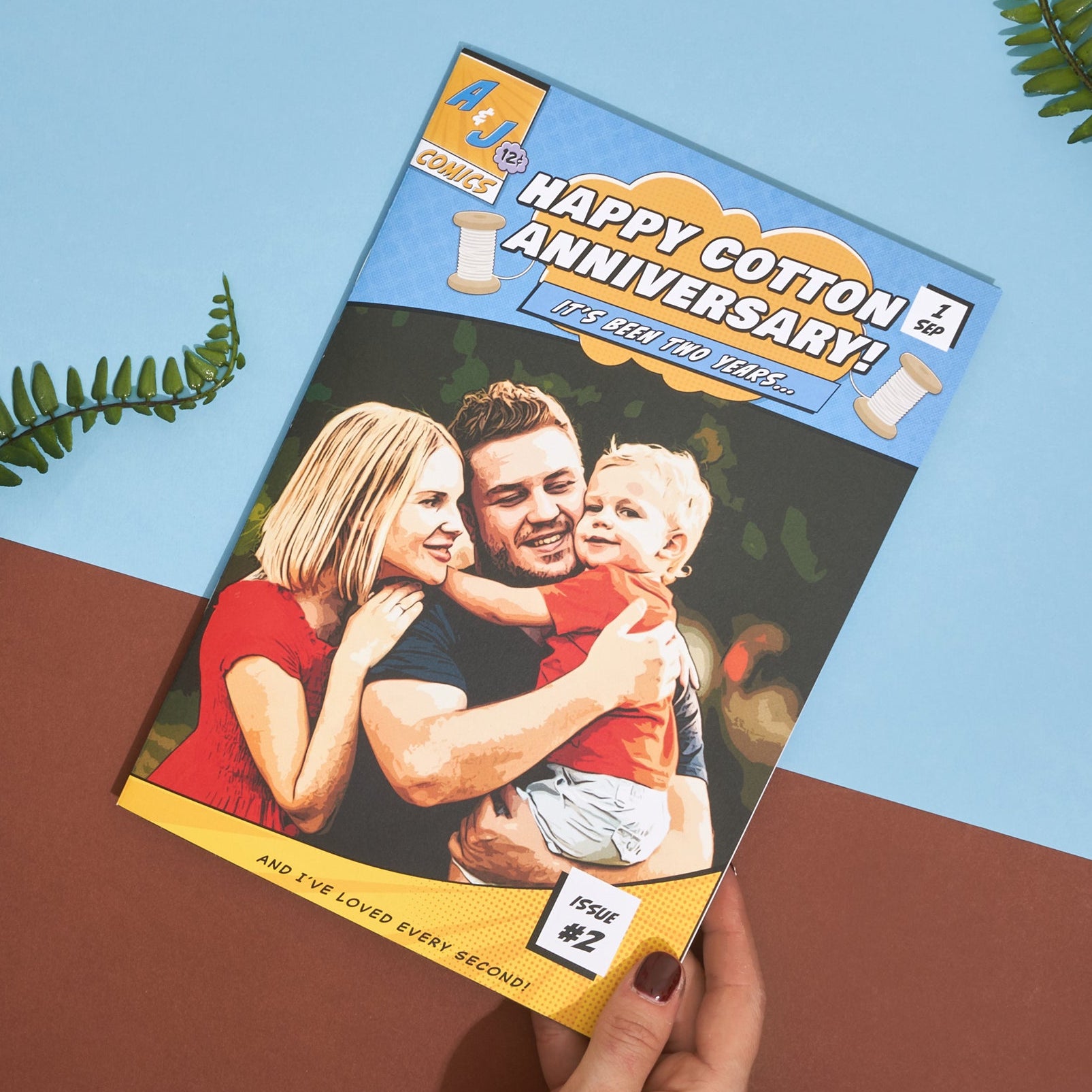 2nd Anniversary Personalized Comic Book