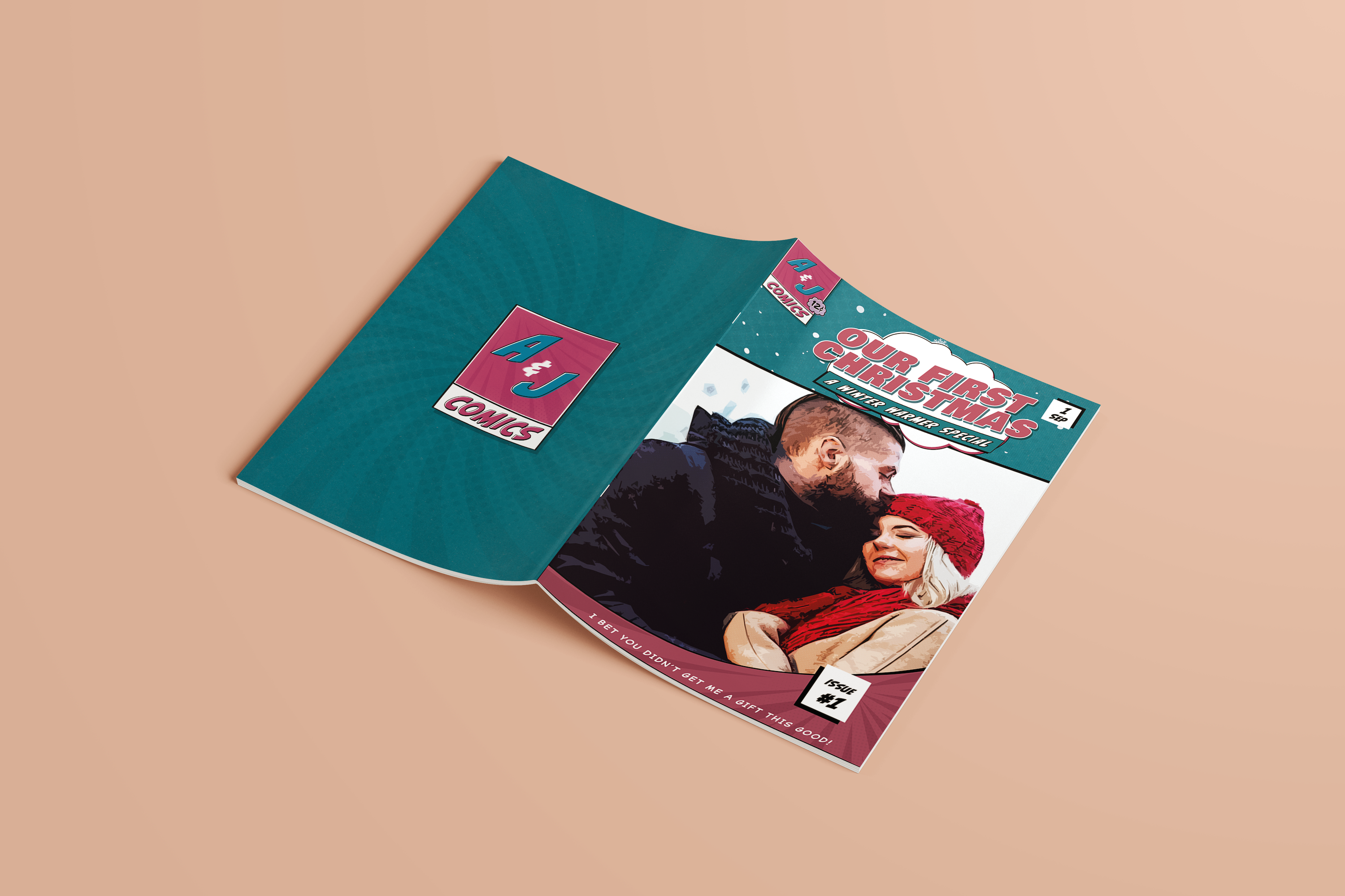 Personalized Christmas Comic Book